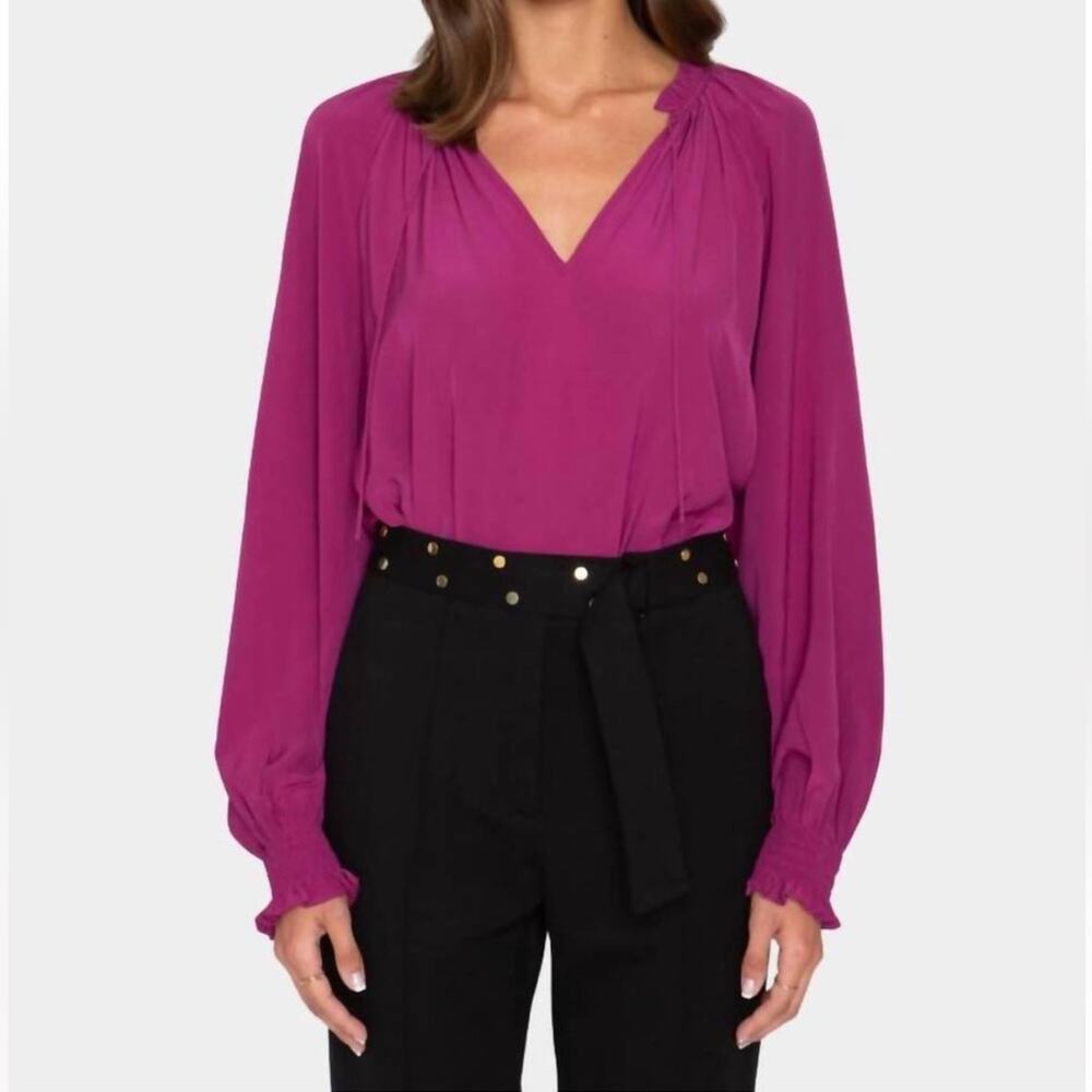 Caballero | Miki Top in Deep Raspberry - Small - NWT